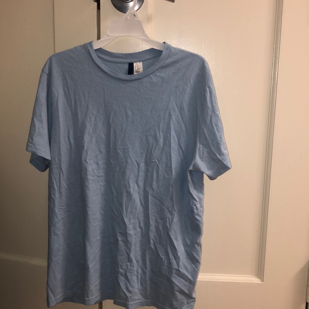 DIVIDED, powder blue t shirt, XL